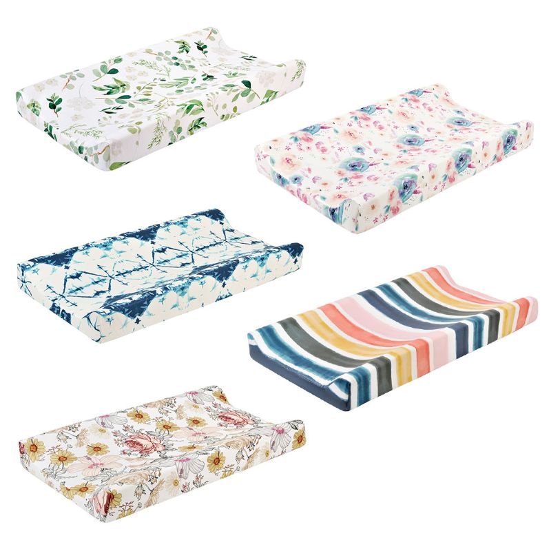 Baby Changing Pad Cover Floral Print Fitted Crib Sheet Infant or