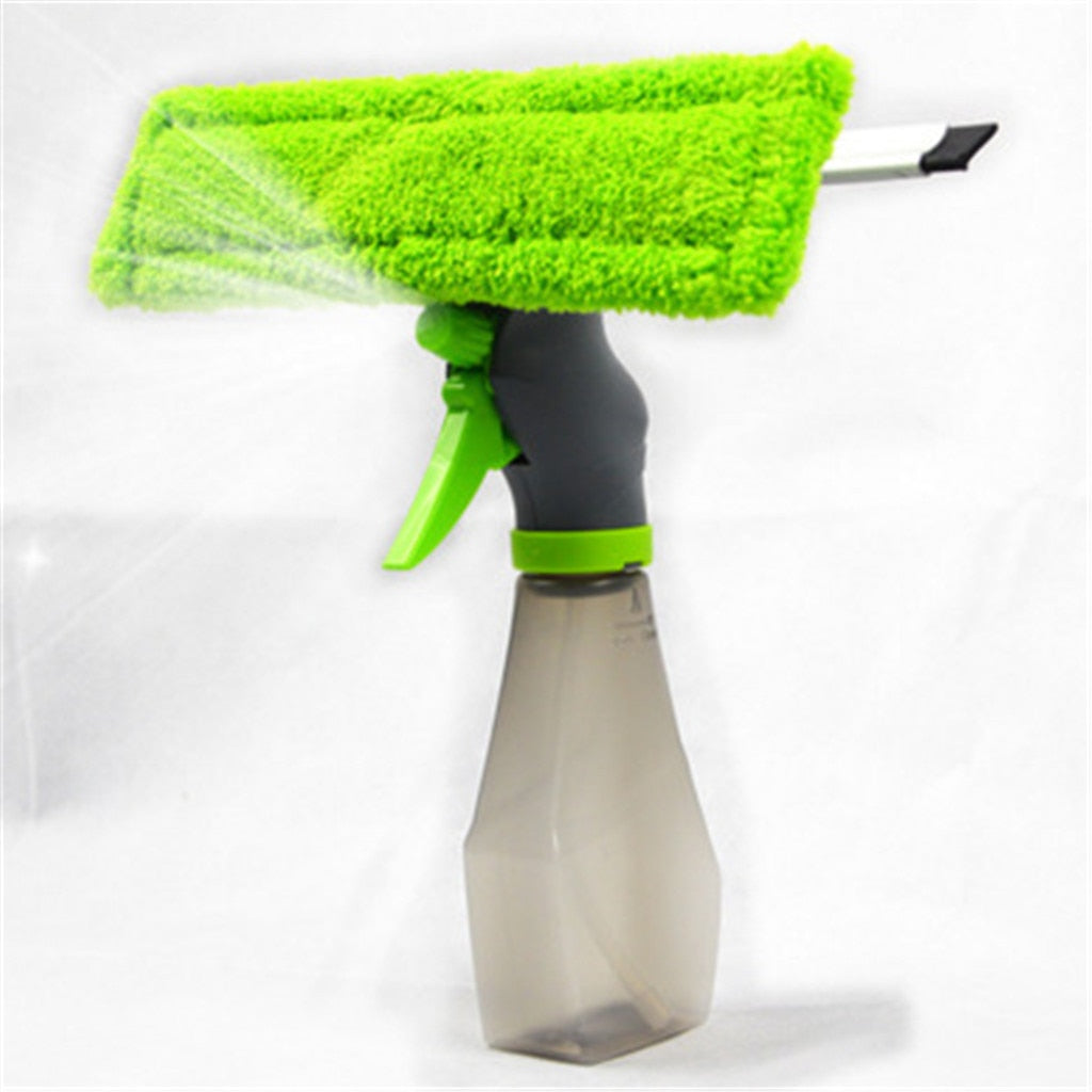 HOMCOM Cleaning Tool Set with Microfiber Mop Pads, Bucket, Squeegee,  Scrubber, Scrapers, Spray Bottle for Floor, Glass Door, Window, Car  Windshield Mop, Floor Window