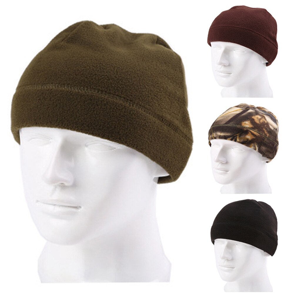 Outdoor Hats Fleece Hat Accessories Hiking Warmming Military Caps Cap Men  Unisex