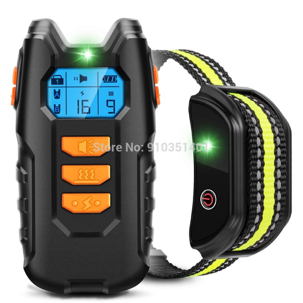 Dogreat Electric Dog Training Collar Shock Pet Remote Control Waterproof Rechargeable for All Size Vibration bark stop Collars