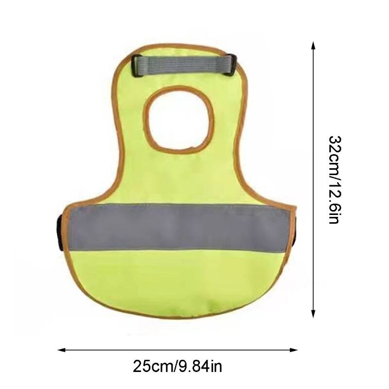 Chicken Harness Reflective Vests Hen with Matching Belt Comfortable Breathable 95AA