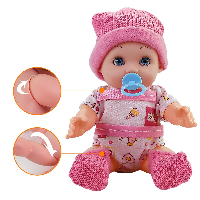 10 inch Lifelike reborn Baby Dolls Alive Fun Educational Toys Birthday Gift Dolls for Kids Children Toys Baby Doll Toys