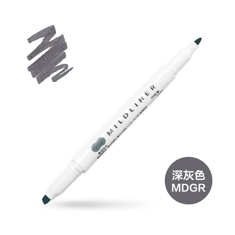 1 Pcs Mildliner Double Headed Highlighter Marker Pen Japanese Fluorescent Pen Colored Drawing Marker Pens Creative Stationery