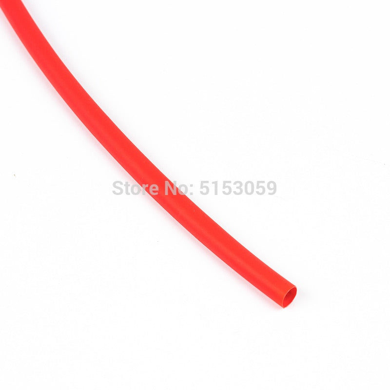 5 Meter 2:1 Black Red Green Blue Yellow 1 2 3 5 6 8 10mm Diameter Heatshrink Tubing Tube Sleeving Wrap Wire DIY Connector Repair