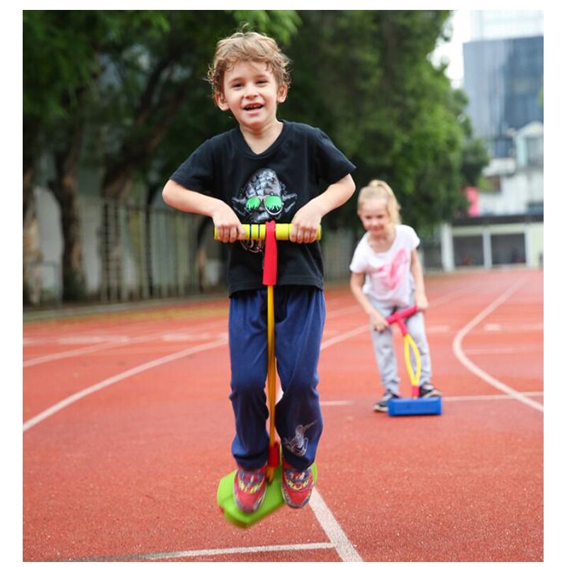 Pogo Stick Jumping Shoes Kangaroo Jumper Foam Stick Outside Outdoor Toys Sport Indoor Games For Kids Children Fitness Equipment