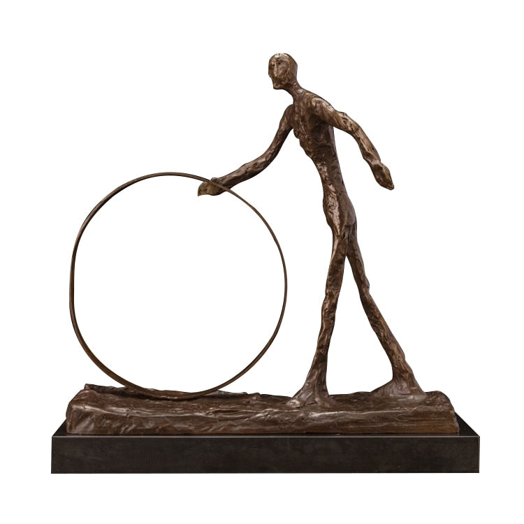 Giacometti bronze sculpture abstract home decoration accessories statue sculpture decorative sculpture abstract  modern art