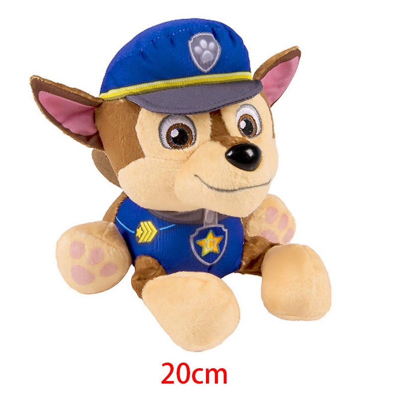 Paw Patrol Ryder Everest Tracker Cartoon Animal Stuffed Plush Toys Model Patrols Toys Party Dolls For Child Birthday Xmas Gift