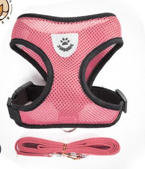 Mesh Small Dog Harness And Leash Set Puppy Cat Vest Harness For Pug Bulldog Arnes Perro Cat Dog Harness Vest petshop