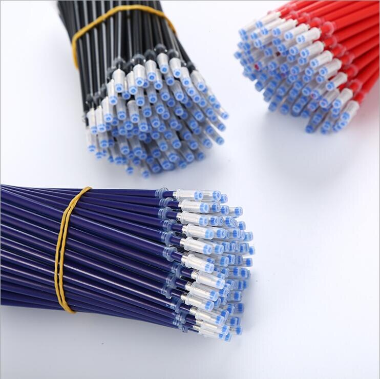 0.5mm 20pcs/set Gel Pen Refill Office Signature Rods Red Blue Black Ink Office School Stationery Writing Supplies Handles Needle