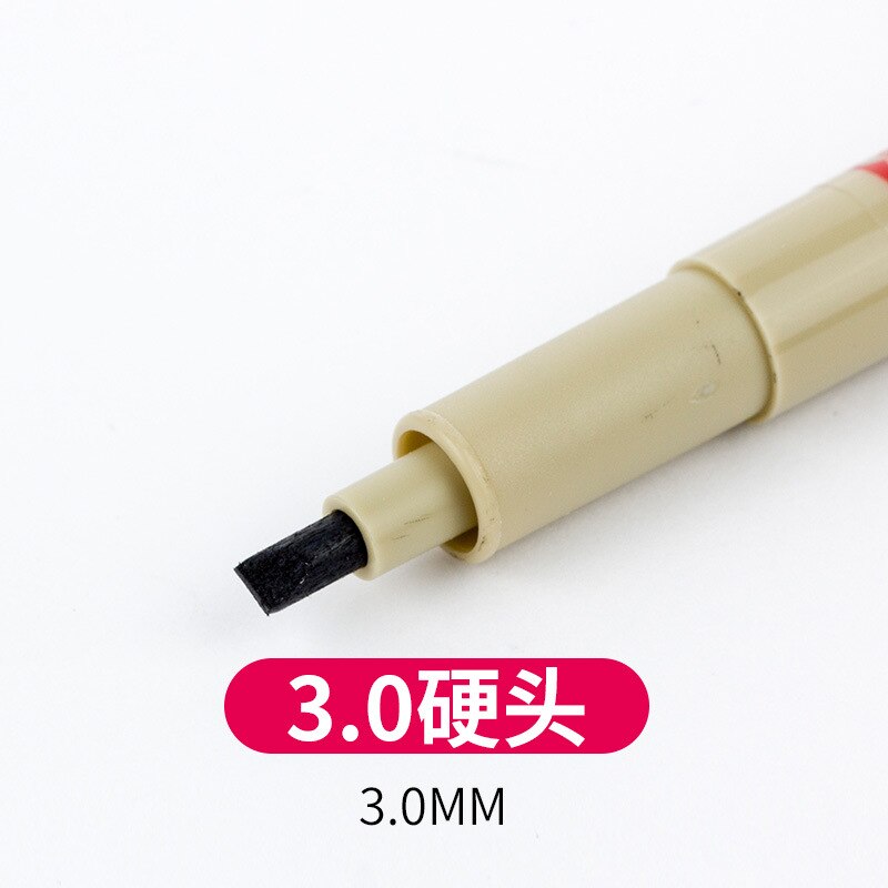 1pcs Pigment Liner Ink Marker Pen 0.05 0.1 0.2 0.3 0.4 0.5 0.6 0.8 Different Tip Black Fineliner Sketching Brush Pen Pens