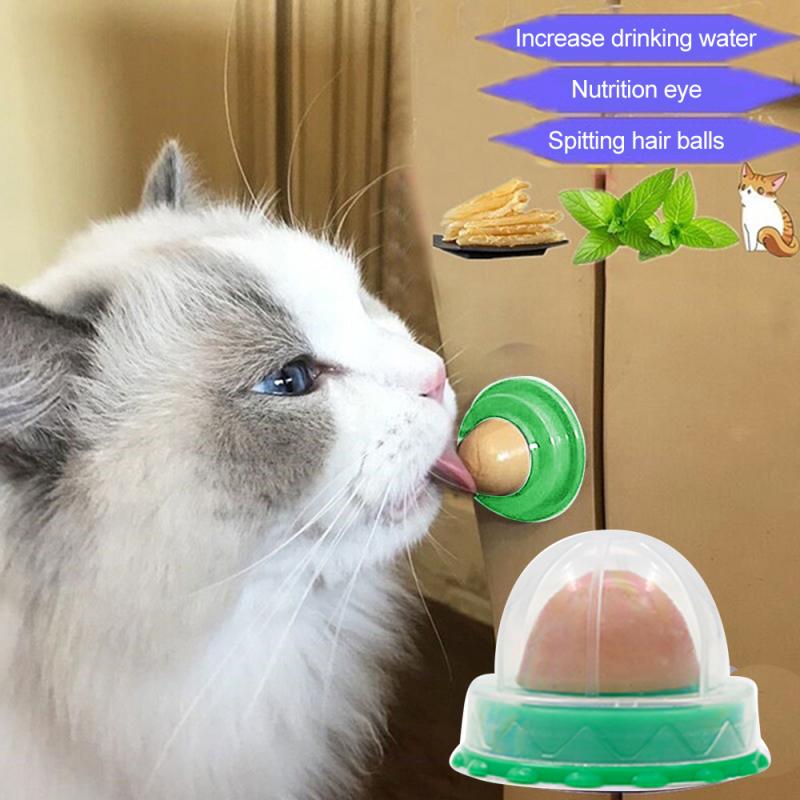 1PC Cat Catnip Snacks Catnip Healthy Candy Licking Energy Ball Kittens Cat Toy Dropshpping Cat Keep TSLM Dropshipping