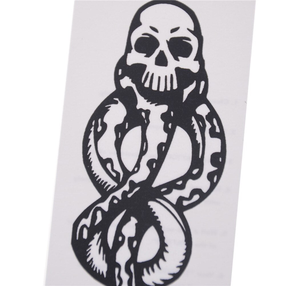 5PCS Death Eaters Dark Mark Make Up Tattoos Stickers Cosplay Accessories And Dancing Party Dance Arm Art