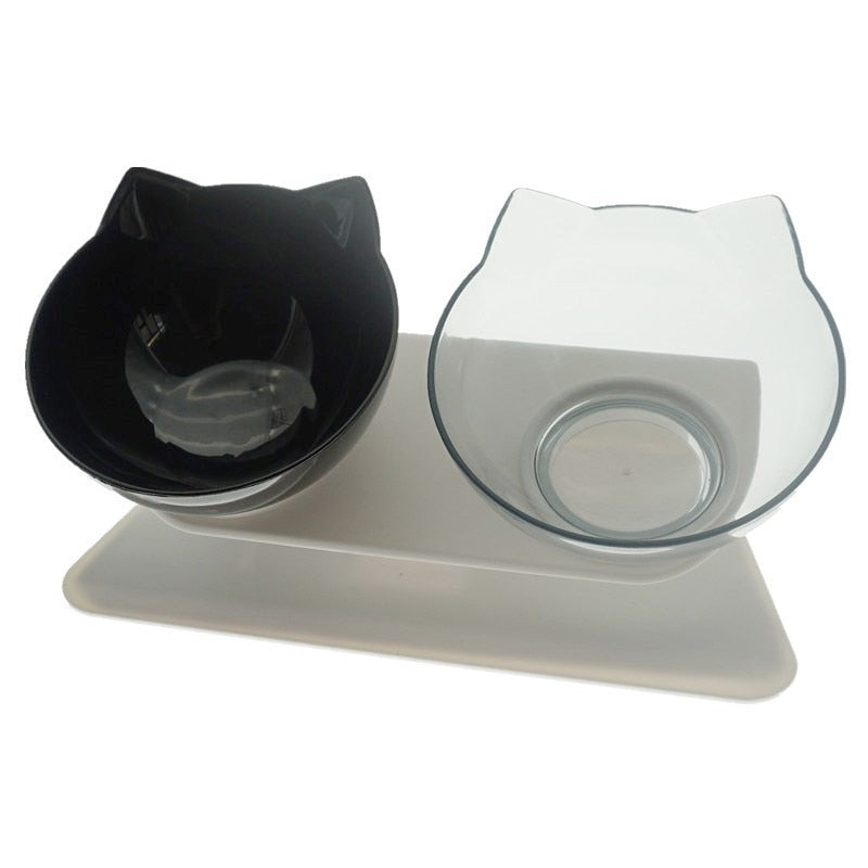 Non-slip Double Cat Bowl Dog Bowl With Stand Pet Feeding Cat Water Bowl For Cats Food Pet Bowls For Dogs Feeder Product Supplies
