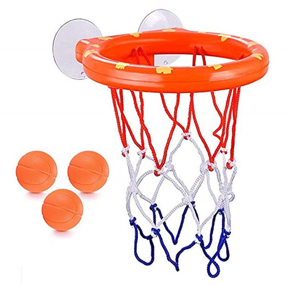 Kids Bath Toy Fun Basketball Hoop & Balls Set for Boys and Girls Kid & Toddler Bath Toys Gift Set 3 Balls Included