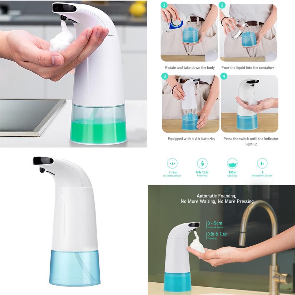 Intelligent Liquid Touchless Soap Dispenser Automatic Foaming Smart Sensor Soap Dispensador for Bathroom Kitchen Hand Washing