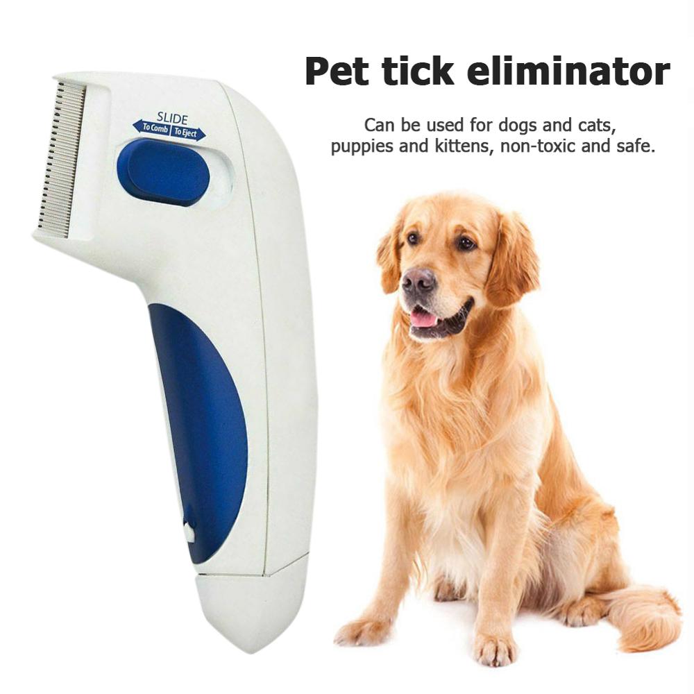 Pet Flea Lice Cleaner Comb Electric Dog Flea Cleaning Brush Anti Flea Dog Comb Electronic Lice Comb for Cats Dogs Pet Supplies