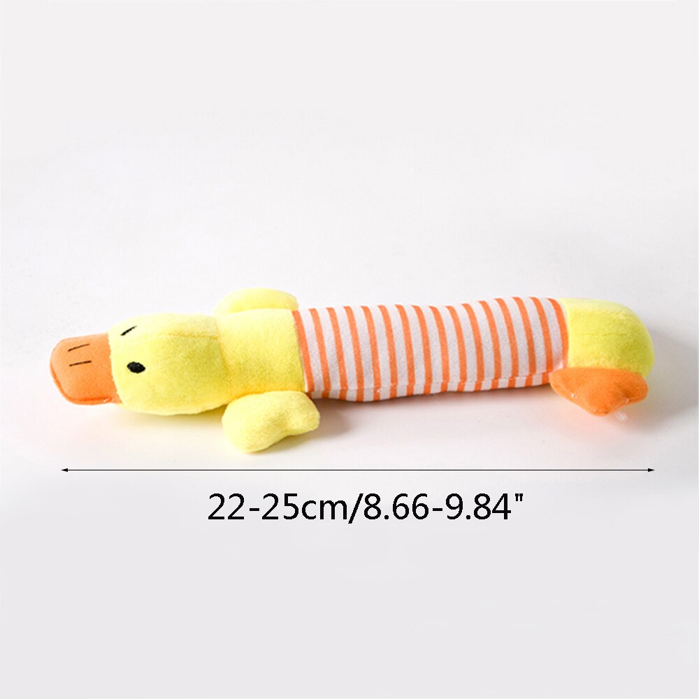 Animals Cartoon Dog Toys Stuffed Squeaking Pet Toy Cute Plush Puzzle for Dogs Cat Chew Outdoor Training Toy for Pet