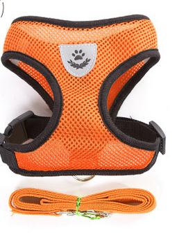 Mesh Small Dog Harness And Leash Set Puppy Cat Vest Harness For Pug Bulldog Arnes Perro Cat Dog Harness Vest petshop