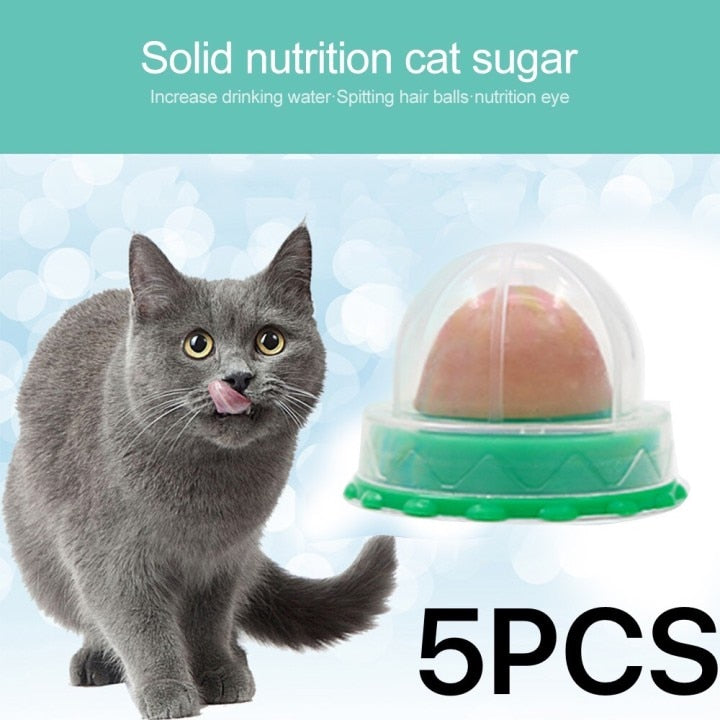 1PC Cat Catnip Snacks Catnip Healthy Candy Licking Energy Ball Kittens Cat Toy Dropshpping Cat Keep TSLM Dropshipping