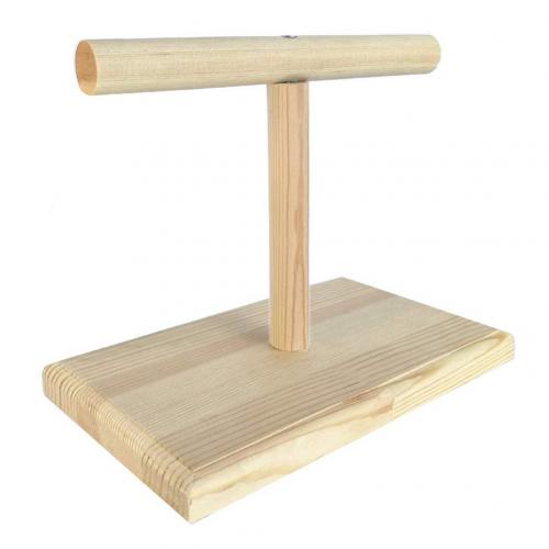 Hot Portable Wood Bird Parrot Stand Training Spin Perch Stand Playground Platform Toy Parrot toy springboard