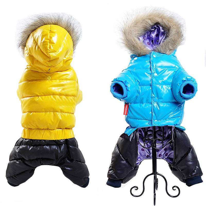 Winter Pet Dog Clothes Super Warm Down Jackets For Small Dogs Thicken Waterproof Puppy Pet Coat Chihuahua Pug Clothing Overalls