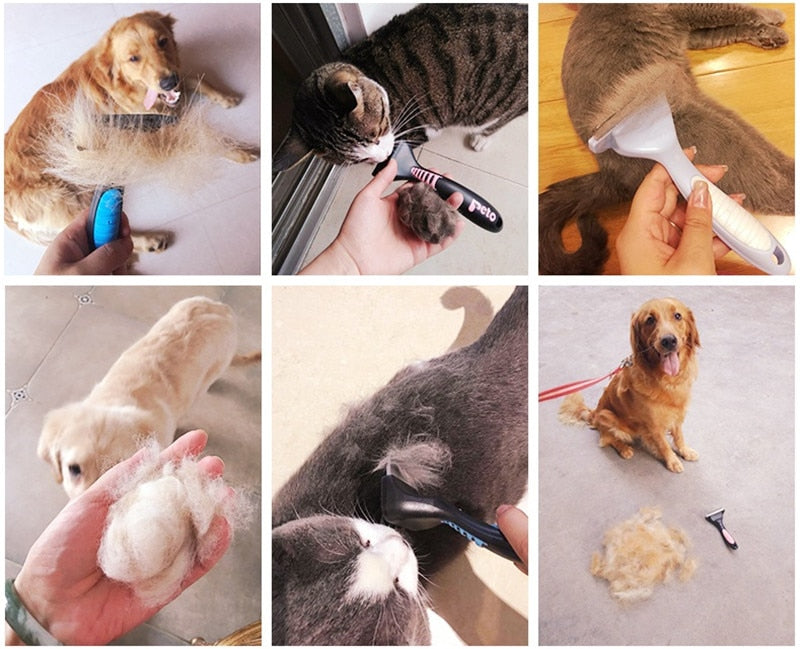 Pet Hair shedding Comb Pet Dog Cat Brush Grooming Tool Furmins Hair Removal Comb For Dogs Cats