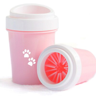 Dog Paw Cleaner Cup for Small Large Dogs Pet Feet Washer Portable Pet Cat Dirty Paw Cleaning Cup Soft Silicone Foot Wash Tool