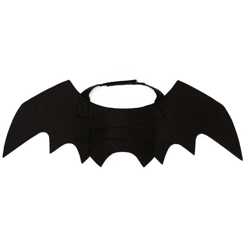 Brand New Halloween Costume For Pet Black Bat Wings Cool Puppy Cat Black Bats Dress Up Costume Pet Holiday Decoration Wholesale