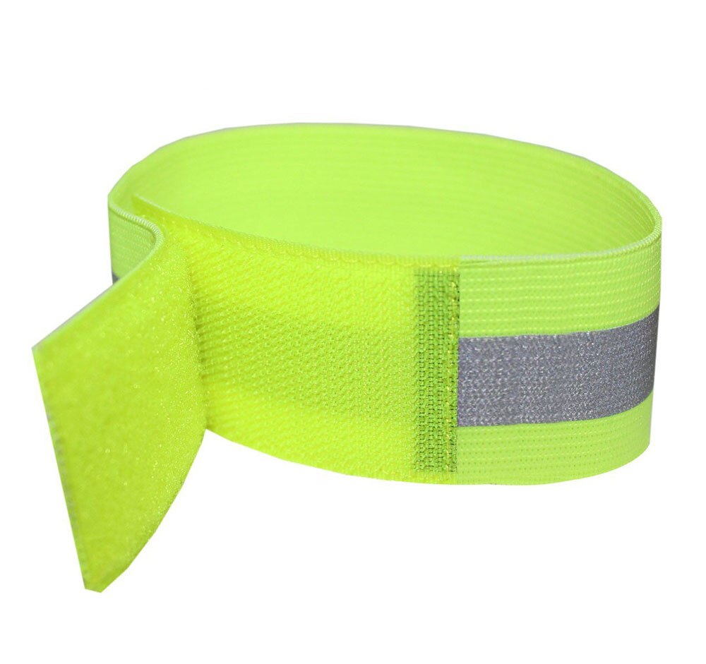 2PCS Reflective Armband Belt Strap For Outdoor Sports Night Running Cycling Arm Belt Riding Jogging Safety