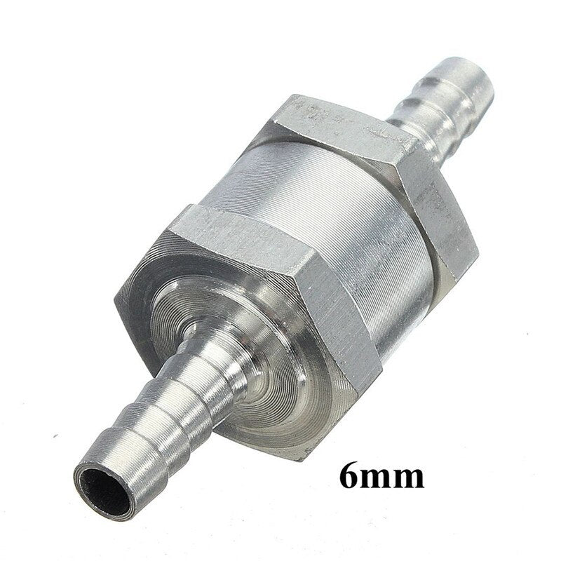 One Way 6/8/10/12mm 4 Size Valves Aluminium Alloy Fuel Non Return Check Valve One Way Fit Carburettor