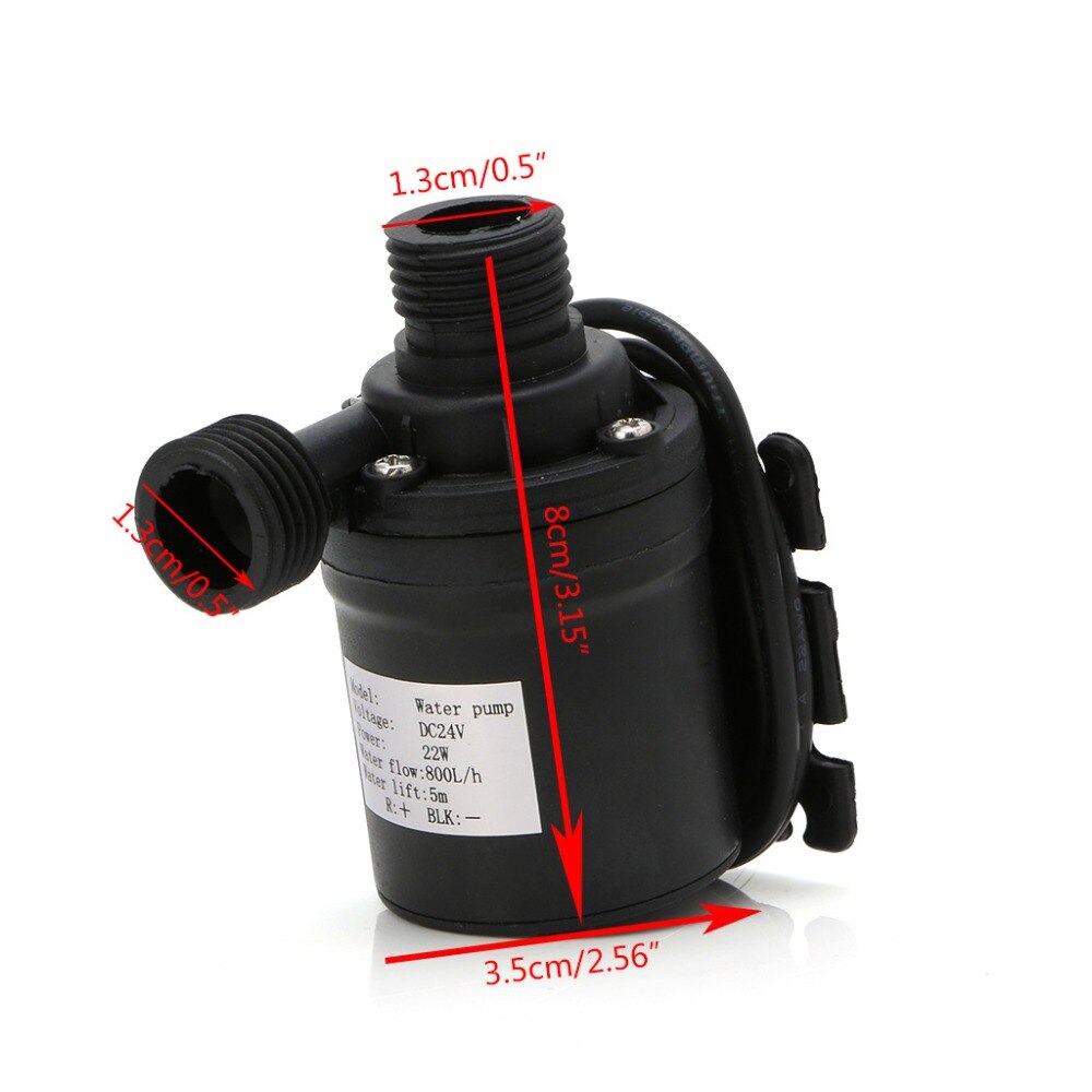 800L/H 5m DC 12V 24V Solar Brushless Motor Water Circulation Water Pump Submersibles Water Pumps