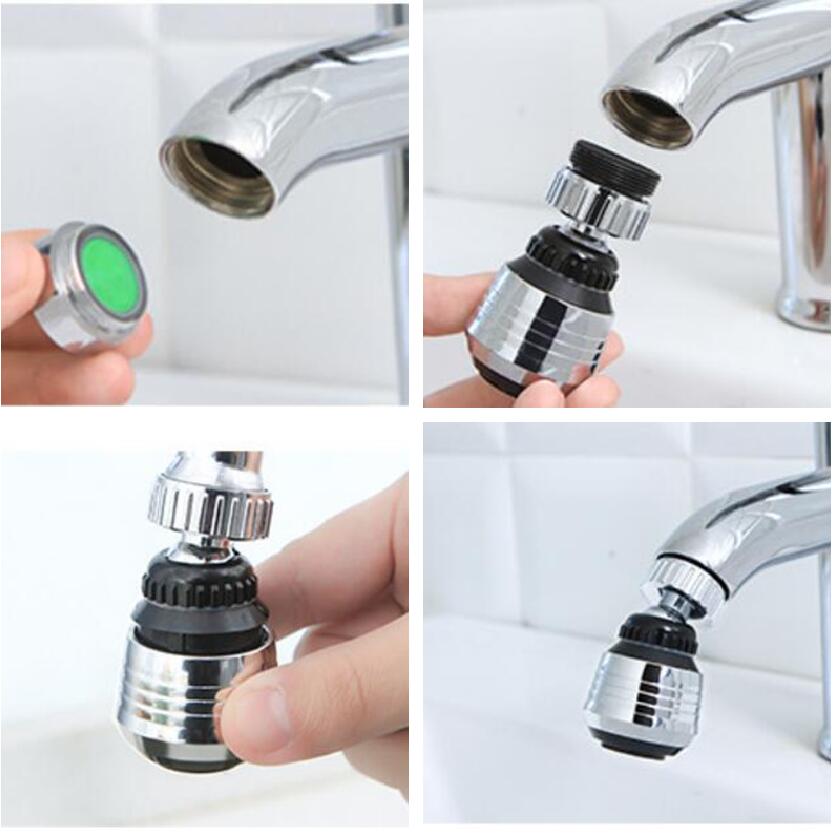Kitchen Faucet Aerator 2 Modes 360 Degree adjustable Water Filter Diffuser Water Saving Nozzle Faucet Connector Shower Transver