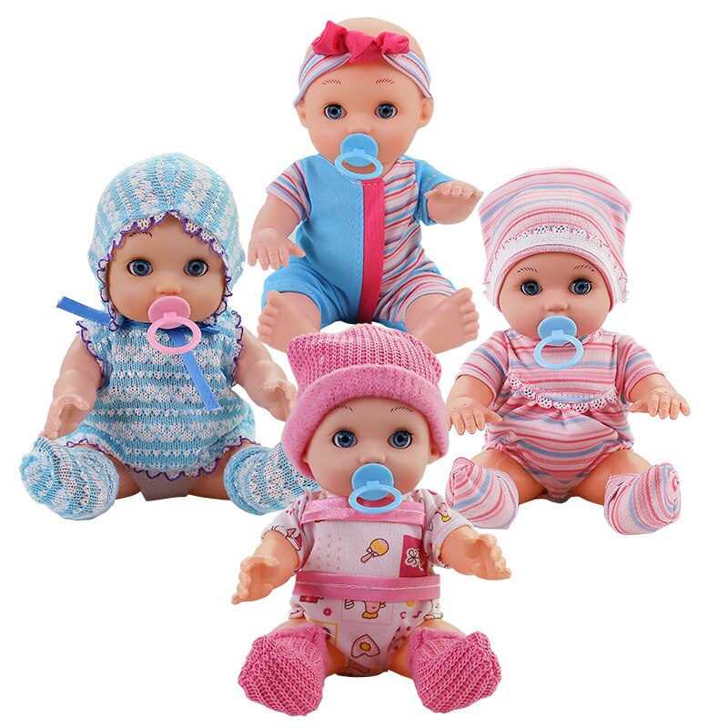 10 inch Lifelike reborn Baby Dolls Alive Fun Educational Toys Birthday Gift Dolls for Kids Children Toys Baby Doll Toys
