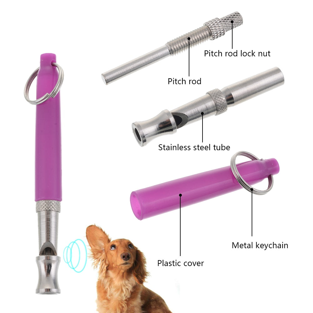 Ultrasonic  Repeller Pet Discipline Training Adjustable Whistle Pitch  Bark Stop Barking Keychain Pets Tools Supplies #15