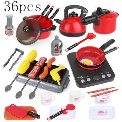 Household Appliances Pretend Play Kitchen Children's Toys Kettle Pressure Cooker Rice Cooker Induction Cooker Cookware Children'