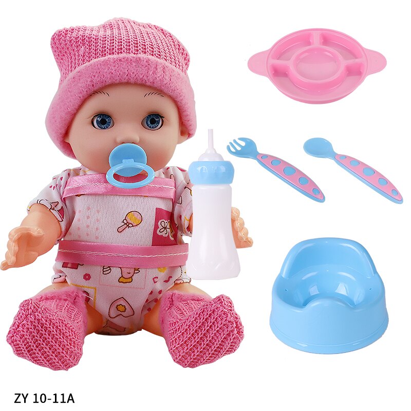 10 inch Lifelike reborn Baby Dolls Alive Fun Educational Toys Birthday Gift Dolls for Kids Children Toys Baby Doll Toys