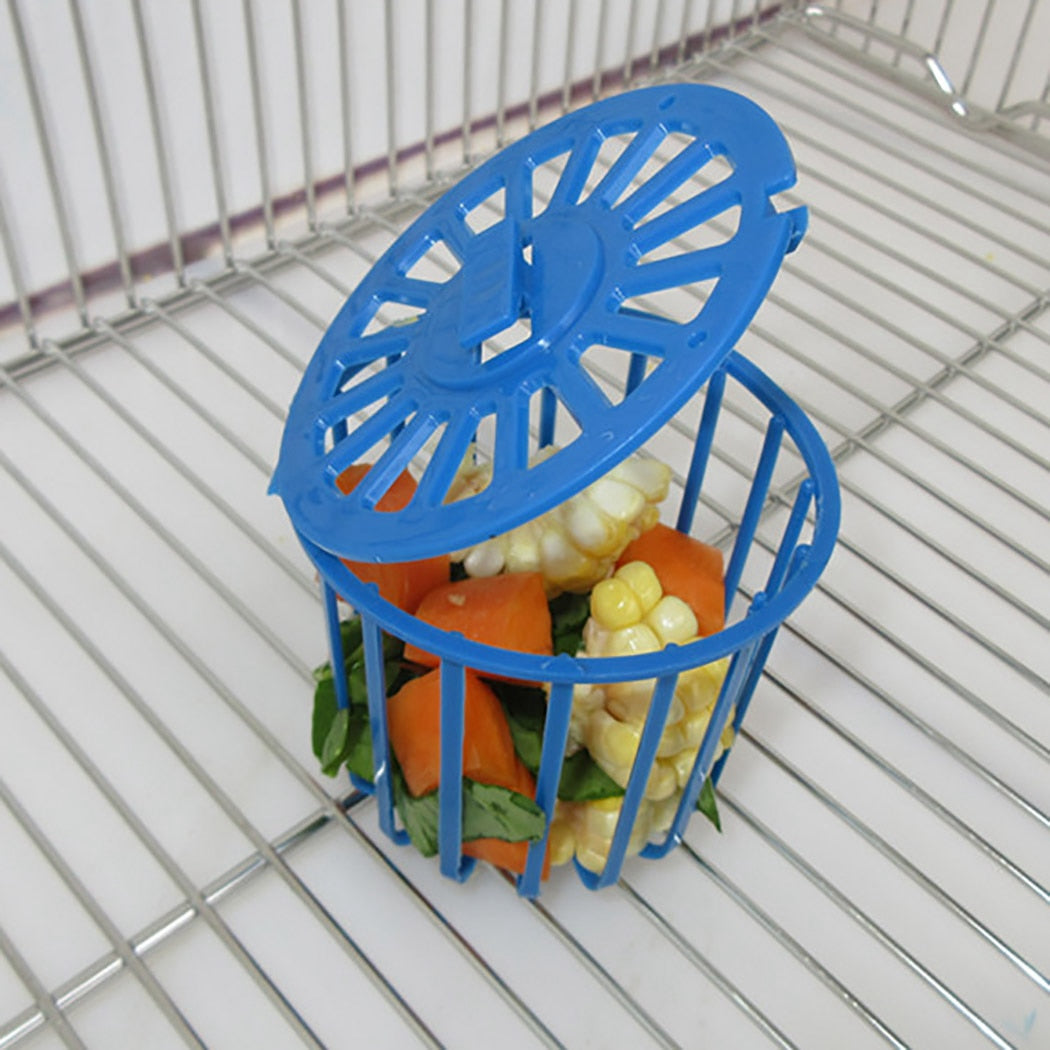 2PCS Creative Multi-Purpose Cage Hanging Toys Bird Fruit Vegetable Feeder Basket Parrot Feeder Pet Feeding Supplies Dropshipping