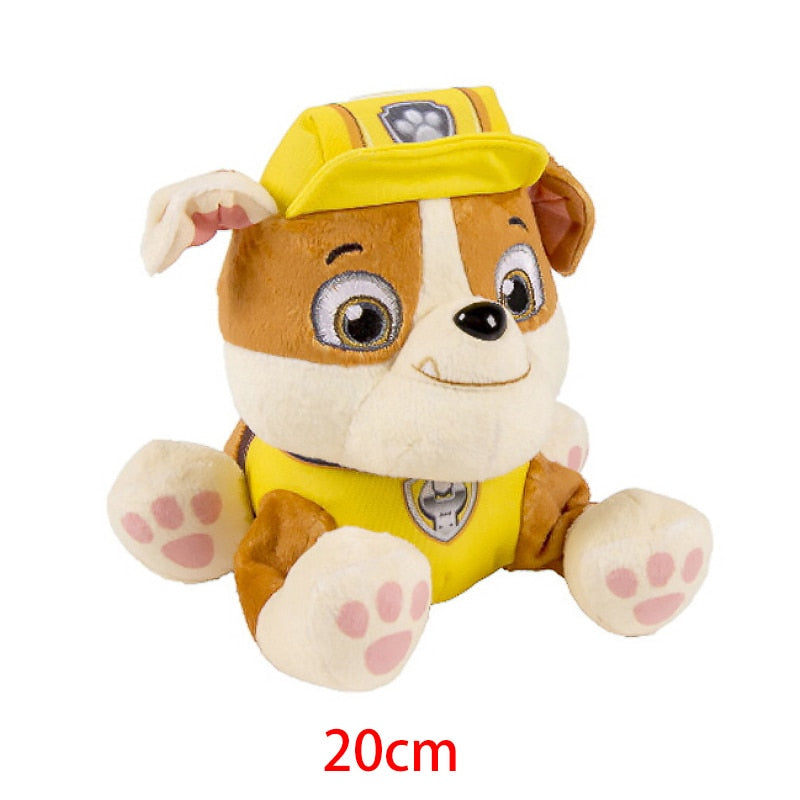 Paw Patrol Ryder Everest Tracker Cartoon Animal Stuffed Plush Toys Model Patrols Toys Party Dolls For Child Birthday Xmas Gift