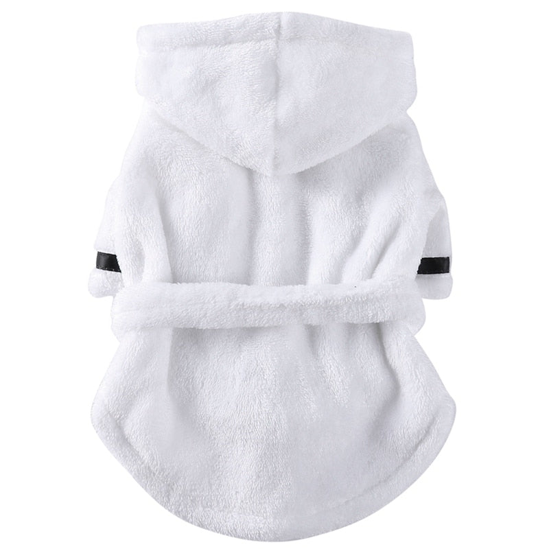 Pet Dog Bathrob Dog Pajamas Sleeping Clothes Soft Pet Bath Drying Towel Clothes for for Puppy Dogs Cats Pet Accessories