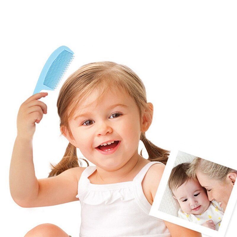 2pcs / Set Newborn Baby Cartoon Hair Brush Soft Baby Comb Head Scalp Massager Tool Set Baby Kids Hair Care Baby Hair Brush Comb