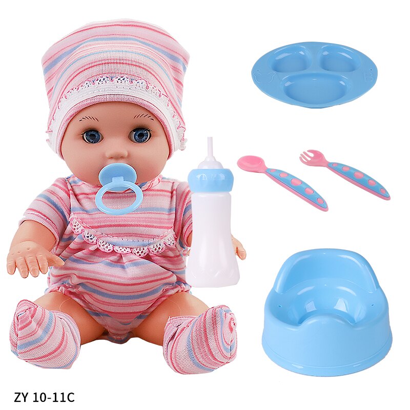 10 inch Lifelike reborn Baby Dolls Alive Fun Educational Toys Birthday Gift Dolls for Kids Children Toys Baby Doll Toys