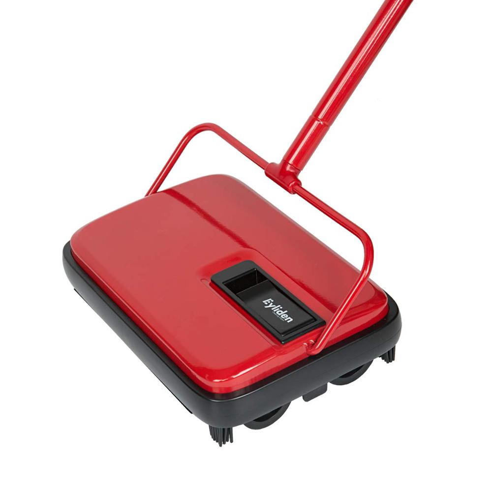 Carpet Floor Sweeper Cleaner Hand Push Automatic Broom for Home Office Carpet Rugs Dust Scraps Paper Cleaning with Brush