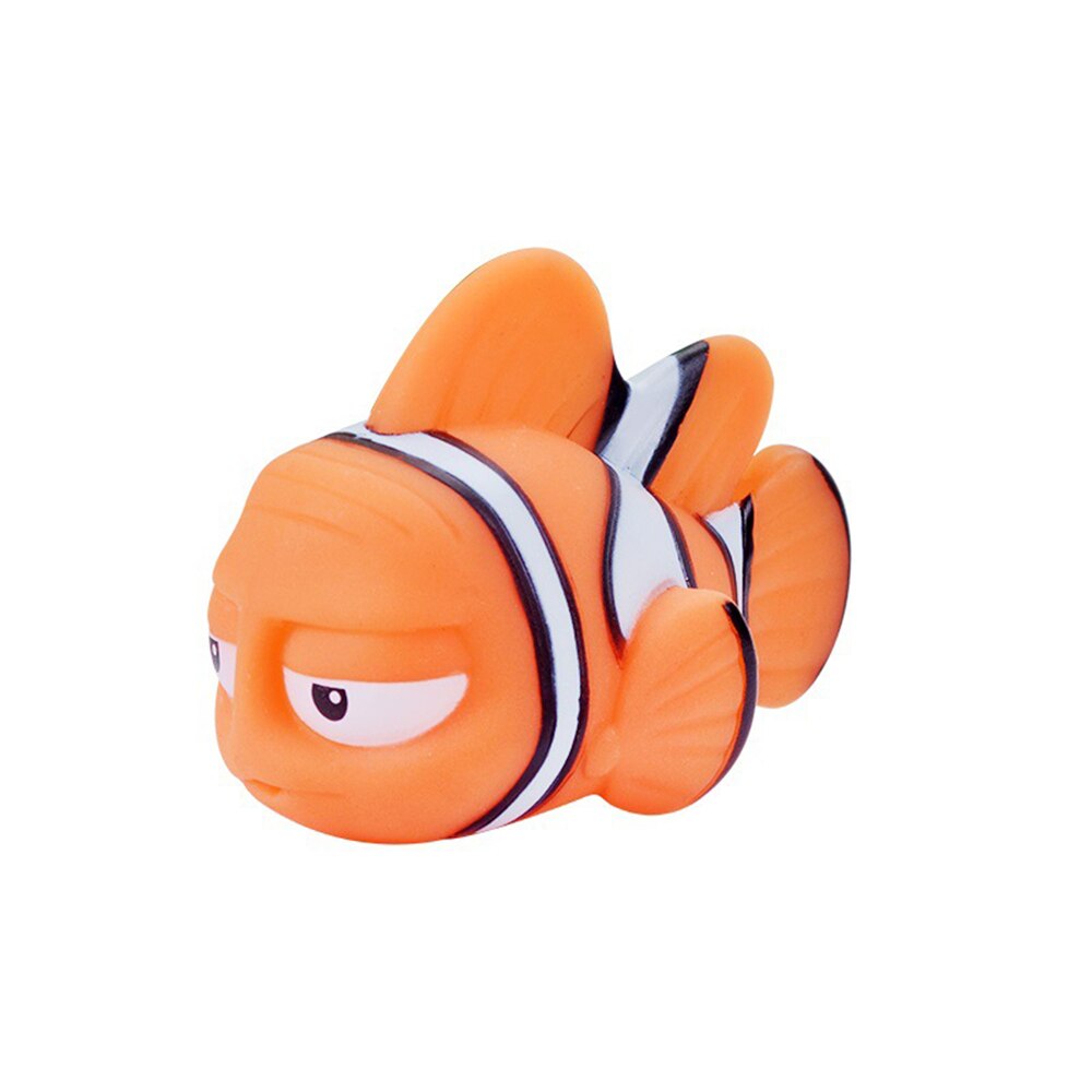 Nemo Dory Float Spray Water Squeeze Toys  Bath Toys Finding Soft Rubber Bathroom Play Animals Bath Figure Toy for Children