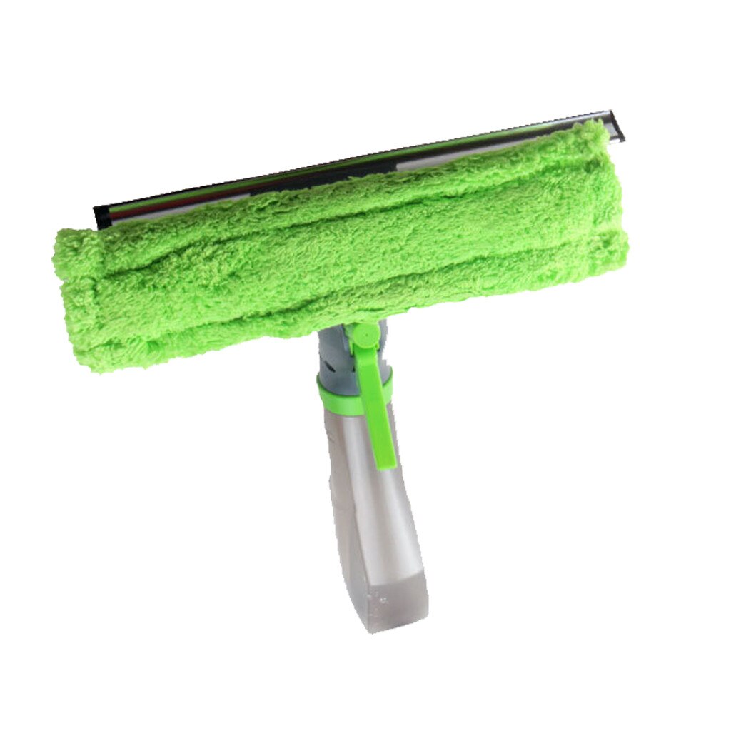 3 in 1 Window Cleaner Spray Bottle Wiper Squeegee Microfibre Cloth Pad Kit Spray Glass Brush Super fiber Cleaning Cloth Scraper
