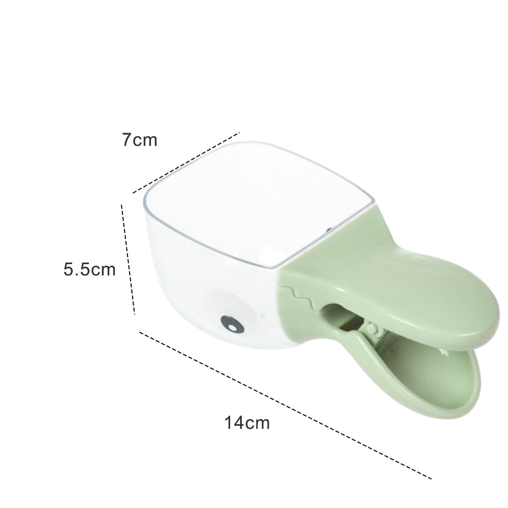 ABS Multifunctional Duckbill Pets Food Spoons For Dog Cat Portable Pet Cat Dog Food Shovel Scoops Pet Food Bowl