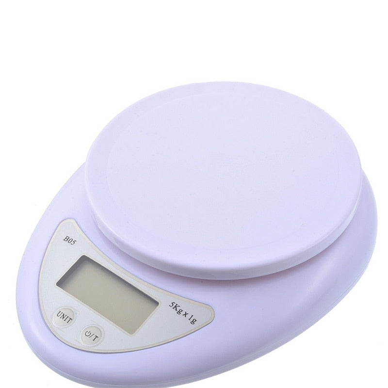 New Electronic Digital Kitchen Food Scale 5kg 5000g/1g Digital Scale Kitchen Food Diet Postal Scale Weight Scales Balance