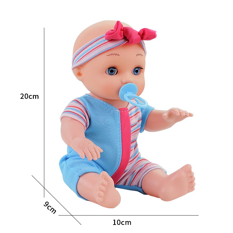 10 inch Lifelike reborn Baby Dolls Alive Fun Educational Toys Birthday Gift Dolls for Kids Children Toys Baby Doll Toys