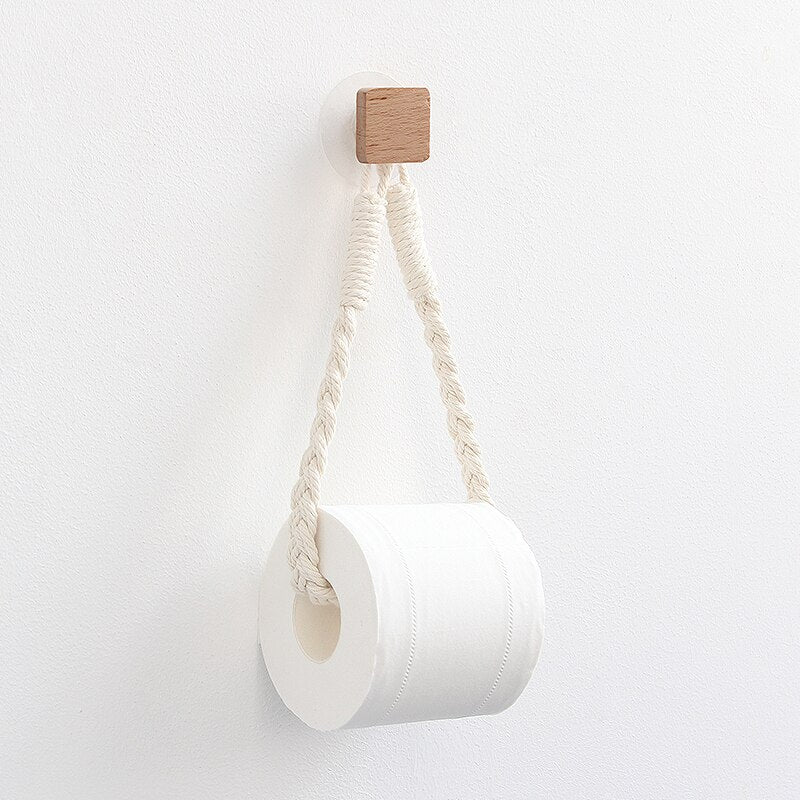 5 Styles Toilet Paper Towel Dispenser Wooden Paper Roll Holder for Bathroom Contact Paper Holder Household Storage Rack